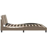  Okvir kreveta LED boja cappuccina 180 x 200 cm od umjetne kože | shoptok.hr