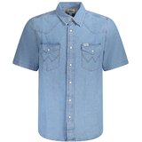 Wrangler Muška Košulja Kratkih Rukava Plava | shoptok.hr