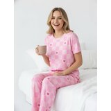 Sinsay Dvodijelna karirana pidžama s motivom srca | shoptok.hr