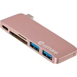 USB-C Hub Rose Allure Series 2x USB 3.0, PD 29W, čitalec kartic