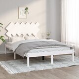  Okvir za krevet bijeli 135x190 cm bračni od masivnog drva | shoptok.hr
