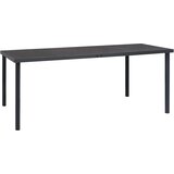  Vrtni blagovaonski stol antracit 190 x 90 x 74 cm čelični | shoptok.hr