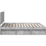  Okvir za krevet Beton 180 x 200 cm Čvrsto borovo drvo | shoptok.hr