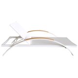  Nero Aluminijumska ležaljka 195x65x30 cm BELA boja 13414 | Eponuda.com
