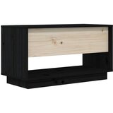 TV ormarić crni 74 x 34 x 40 cm od masivne borovine | Eponuda.ba