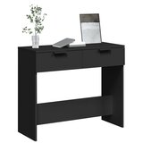  Konzolni stol crni 90 x 36 x 75 cm od konstruiranog drva | Eponuda.ba