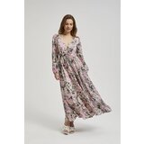 Marisse Gray Floral Maxi Dress | Eponuda.ba