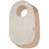 CamCam Copenhagen Bež slinčki v kompletu 2 ks Classic Stripes Camel – | Shoptok.si