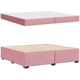  Krevetna konstrukcija s madracem Ružičasta 200 x 200 cm tkanina | shoptok.hr
