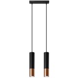  Obesna svetilka LOOPEZ 2 črna/medena, (21347736) | Shoptok.si