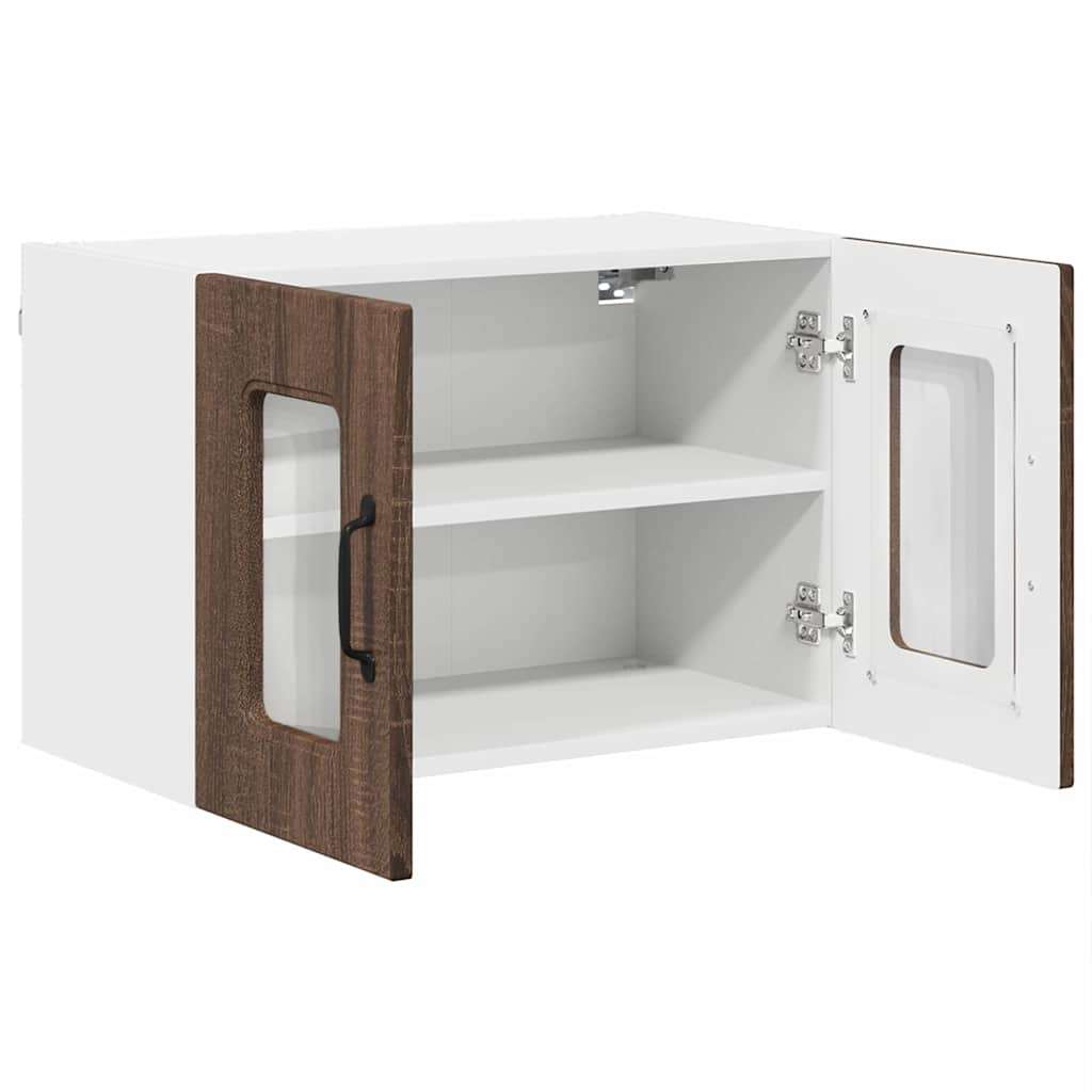  Zidni kuhinjski ormarić Zidne 2 pcs Smeđi hrast 60 x 31 x 40 cm | shoptok.hr