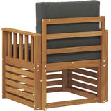  Set vanjskih sofa s jastukom Prirodna 71 x 63 x 73 cm | shoptok.hr
