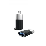 NB149-G adapter USB 2.0 na mikro USB, Crn