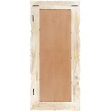 Ogledalo bijelo 110 x 50 cm od masivnog drva manga | shoptok.hr
