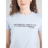 Karl Lagerfeld Majica pastelno modra / črna | Shoptok.si