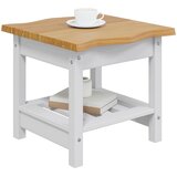  Bocni stol EKAI Bijela 50 x 50 x 45,5 cm Masivna borovina | shoptok.hr