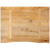 Stolna ploča sa živim rubom 80x60x3,8 cm od masivnog drva manga | shoptok.hr