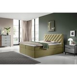 MID.YOU POSTELJA Z VZMETNICO 200 cm x 180 cm , tekstil zelena | Shoptok.si