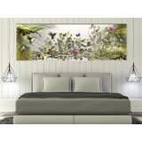  Slika - Hummingbirds Dance (1 Part) Green Narrow 150x50 | shoptok.hr