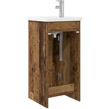  Kupaonski umivaonik s sudoperom Staro drvo 42 x 40 x 84,5 cm | shoptok.hr