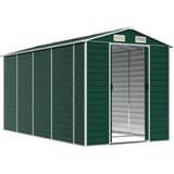  Vrtno spremište zeleno 191 x 385 x 198 cm od pocinčanog čelika | shoptok.hr