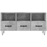 vidaXL TV omarica betonsko siva 102x36x50 cm inženirski les | Shoptok.si
