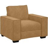  3-dijelni set sofa s jastucima, smeđi baršun | Shoptok.si