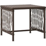  Ležaljka 3 pcs Smeđa i krem bijela 200 x 55 x 92 cm poliratan | shoptok.hr