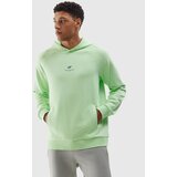 4f Men's Hooded Sweatshirt Without Fastening and Organic Cotton - Light Green | shoptok.hr