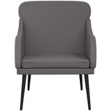  Fotelja sivi 63 x 76 x 80 cm od umjetne kože | Eponuda.com