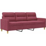  Trosjed od tkanine crvena boja vina 180 cm | shoptok.hr