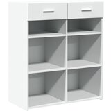 Maison Chic Komoda - Predalnik bela 80x42,5x93 cm inženirski les, (21716158) Cene