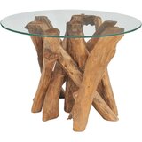  Stolić za Kavu Masivna Tikovina 60 cm | shoptok.hr
