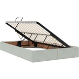  Krevet s od storage Svijetlo siva 120 x 200 cm Baršun | shoptok.hr