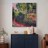  Slika - Claude Monet – The Japanese Footbridge 80x80 Premium Print | shoptok.hr