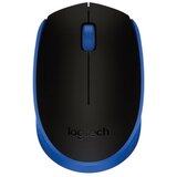 Logitech M171 brezžična modra optična miška | Shoptok.si