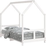  Okvir za dječji krevet bijeli 80 x 160 cm od masivne borovine | shoptok.hr