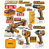  Akumulatorski set alata COSLI251192E 4/1 SUPER INGCO | Eponuda.com