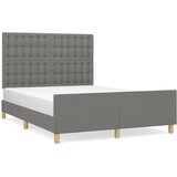  Okvir kreveta bez madraca tamnosivi 140 x 200 cm od tkanine | shoptok.hr