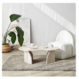 Hanah home sto za dnevnu sobu melted travertine Cene