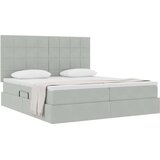  Krevet s od storage Svijetlo siva 180 x 200 cm Baršun Svjetlosiva | Shoptok.si