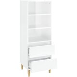  Visoka komoda bijela 40 x 36 x 110 cm od konstruiranog drva | Eponuda.ba