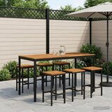  Stol za bar u vrtu Bijela i crna 180 x 88,5 x 105 cm | shoptok.hr