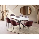 Hanah home Trpezarijski sto Aura 3012, 180x79x90 cm, Beli Cene