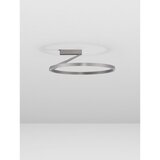 Nova Luce Aluminijasta LED zatemnitvena stropna svetilka v srebrni barvi Tilia – | Shoptok.si