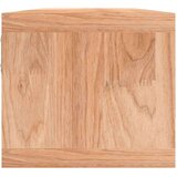  Zidna polica s košarama 62 x 18 x 16 cm od masivnog drva oraha | Eponuda.com