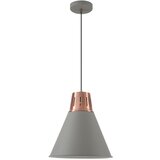  Siva viseča svetilka s kovinskim senčilom ø 32 cm Gianni L – Cene
