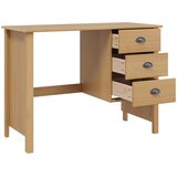  Stol s ladicama s ladicama HILL Medeno smeđa 100 x 45 x 74 cm | shoptok.hr