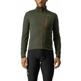 Castelli Go Jacket Military Green/Fiery Red 3XL | Shoptok.si