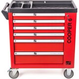 G21 delavniški voziček Cooper 6, rdeč | Shoptok.si